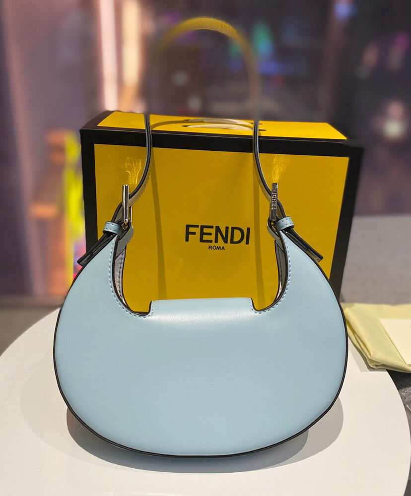 Fendi Cookie Mini Hobo Bag 8BS065 Blue